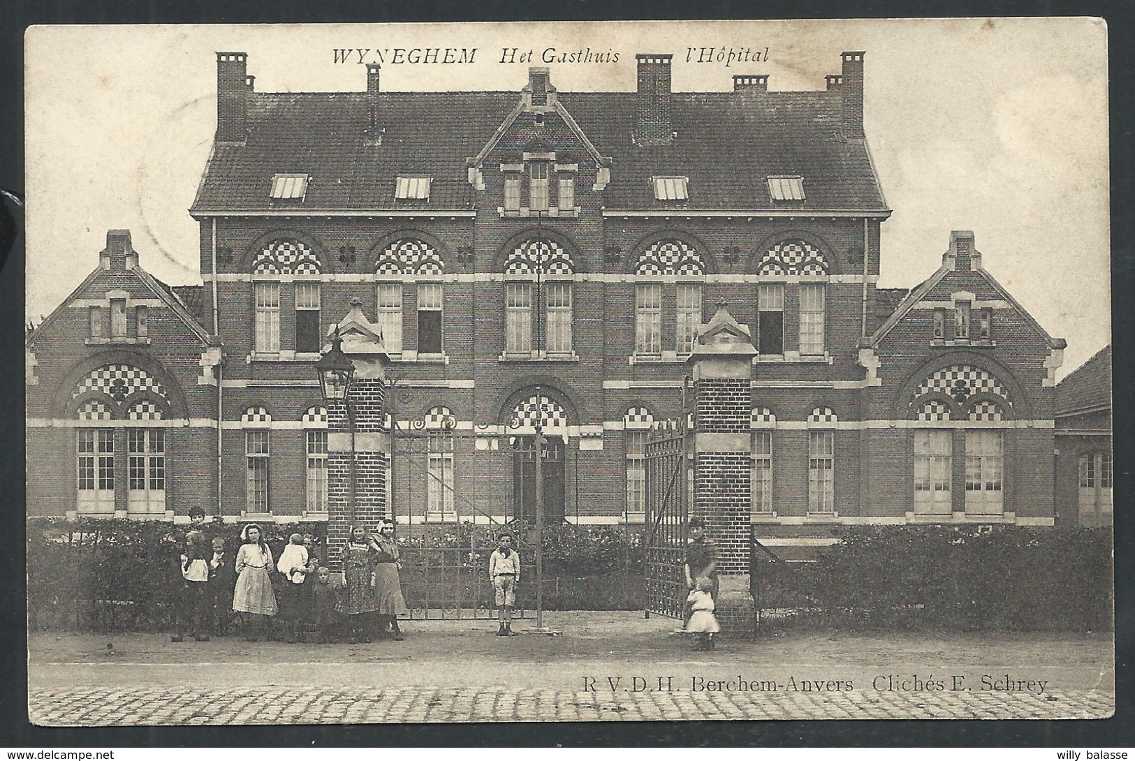 +++ CPA - WIJNEGEM - WYNEGHEM - Het Gasthuis - Hôpital - Carte Animée    // - Wijnegem