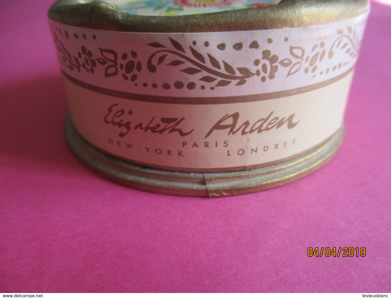 Maquillage/Boite De Poudre De Riz/Elisabeth ARDEN/Paris/ Voile Invisible /Vers 1930-50    PARF185 - Prodotti Di Bellezza