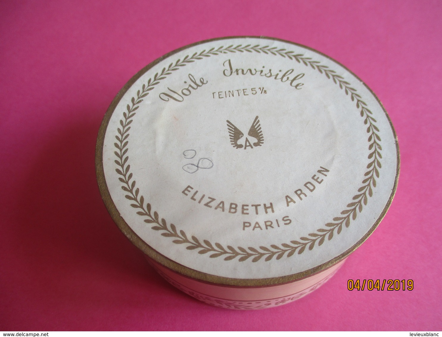 Maquillage/Boite de Poudre de riz/Elisabeth ARDEN/Paris/ Voile Invisible /Vers 1930-50    PARF185