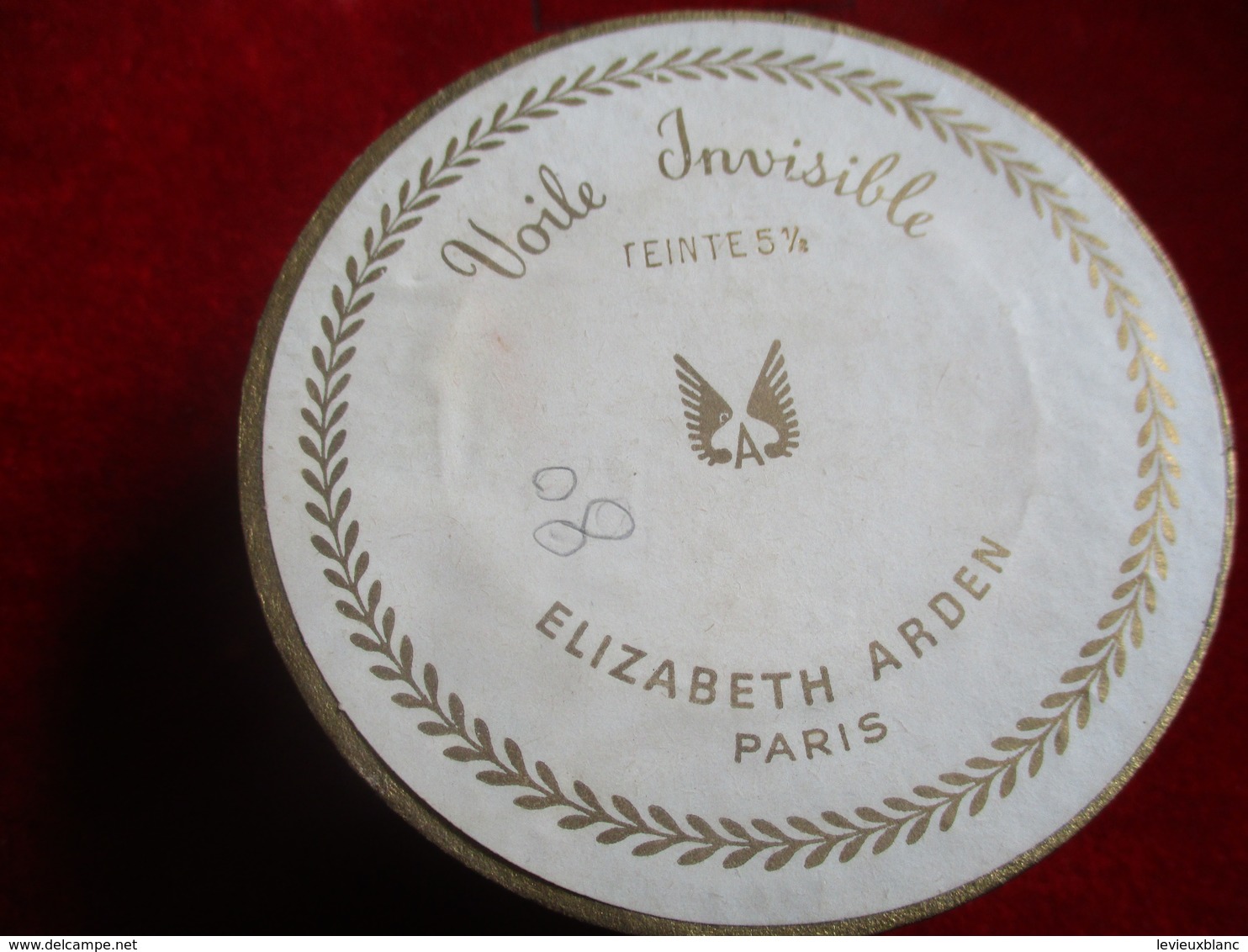 Maquillage/Boite de Poudre de riz/Elisabeth ARDEN/Paris/ Voile Invisible /Vers 1930-50    PARF185