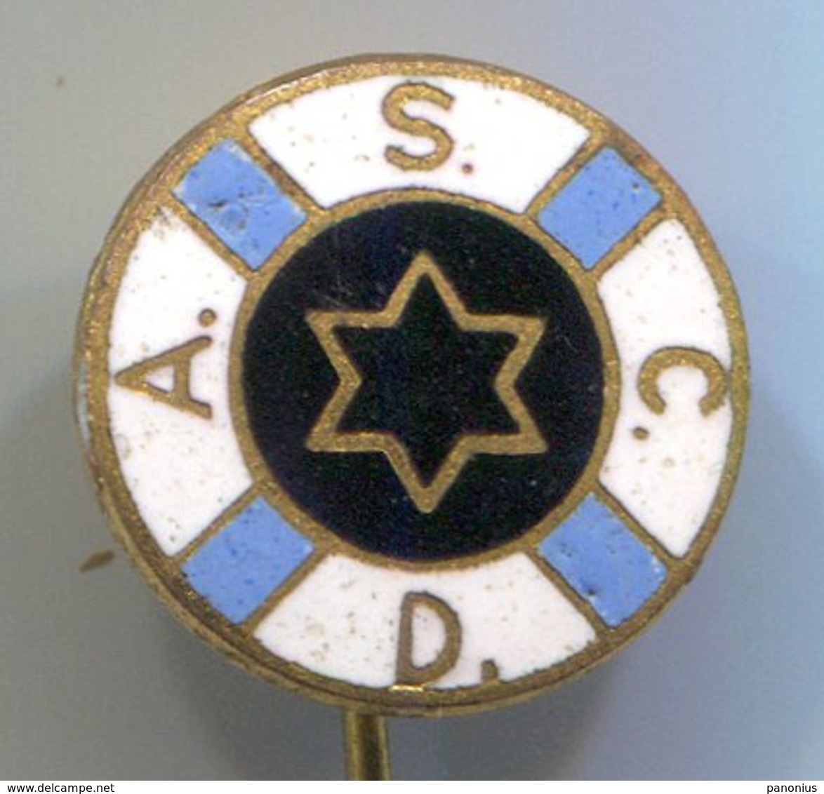 Water Polo / Wasserball - A.S.C.D., Duisburg, Germany, Enamel, Vintage Pin, Badge, Abzeichen - Water-Polo