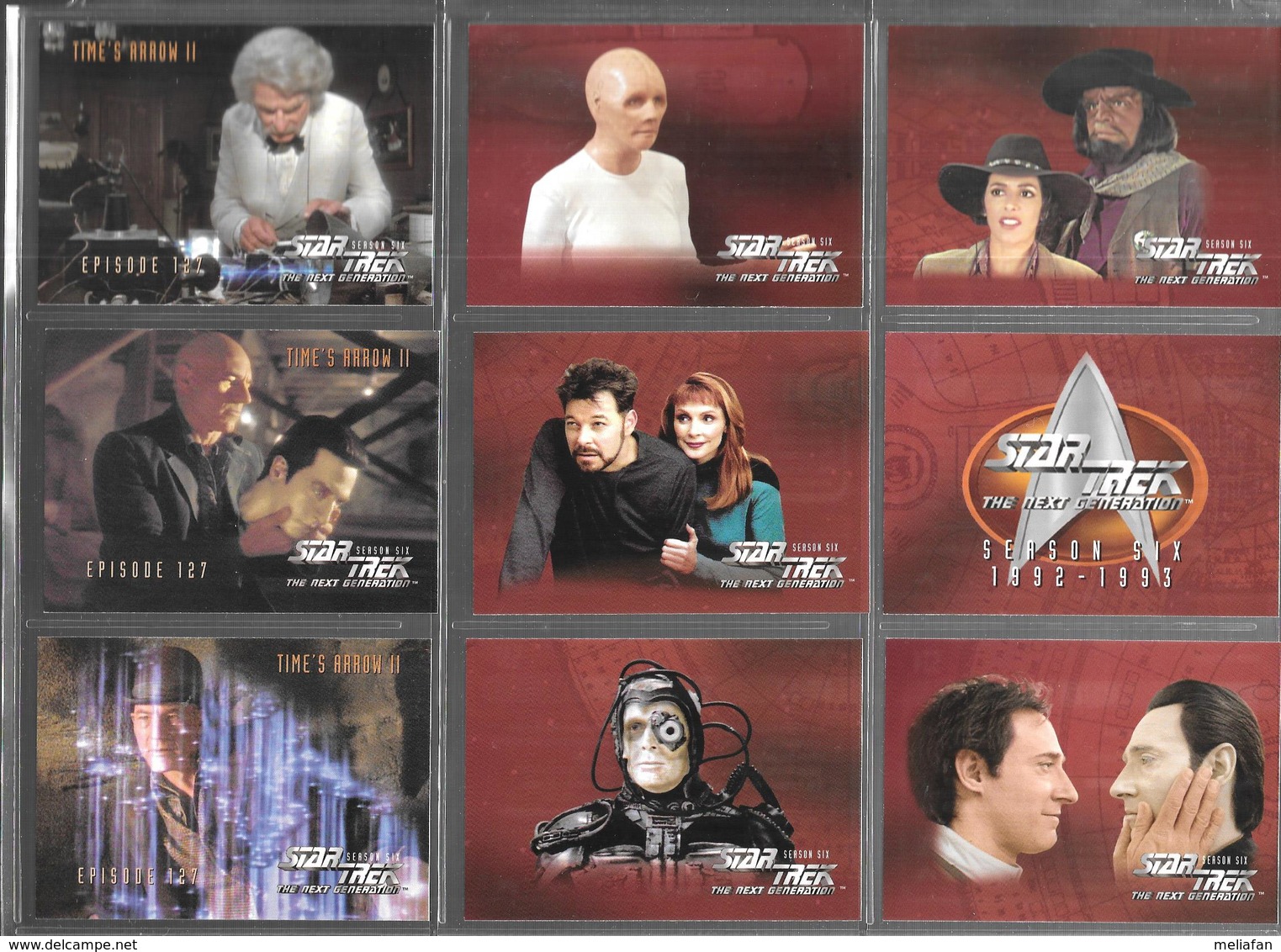 BF98 - SERIE COMPLETE CARTES STAR TREK VOYAGER - SEASON SIX - CARTES 529 à 636 - Star Trek