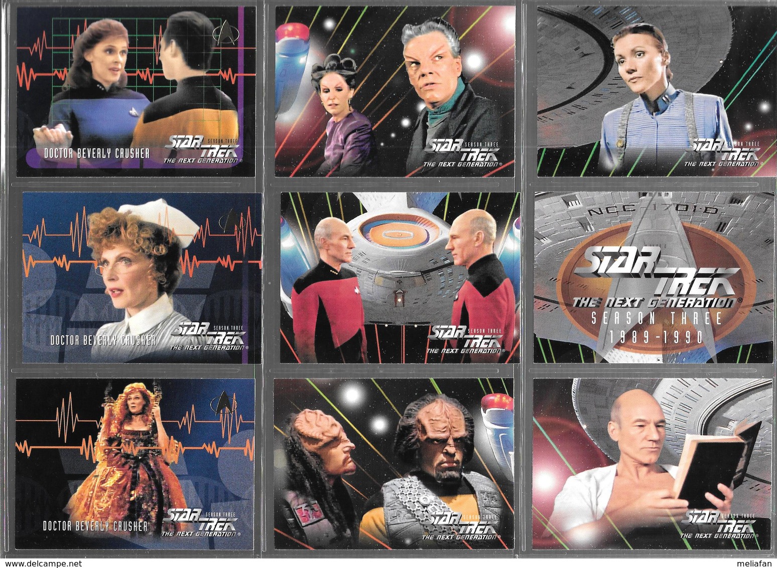 BF95 - SERIE COMPLETE CARTES STAR TREK VOYAGER - SEASON THREE - CARTES 205 à 312 - Star Trek