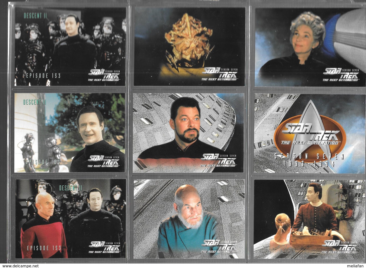 BF99 - SERIE COMPLETE CARTES STAR TREK VOYAGER - SEASON SEVEN - CARTES 637 à 738 - Star Trek