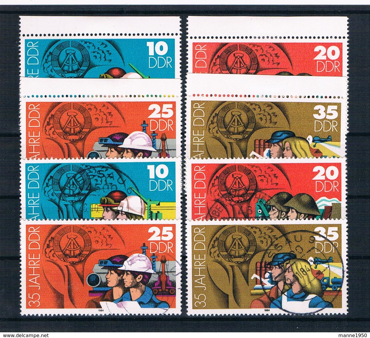 DDR 1984 Mi.Nr. 2898/901 Kpl. Satz ** + Gestempelt - Unused Stamps