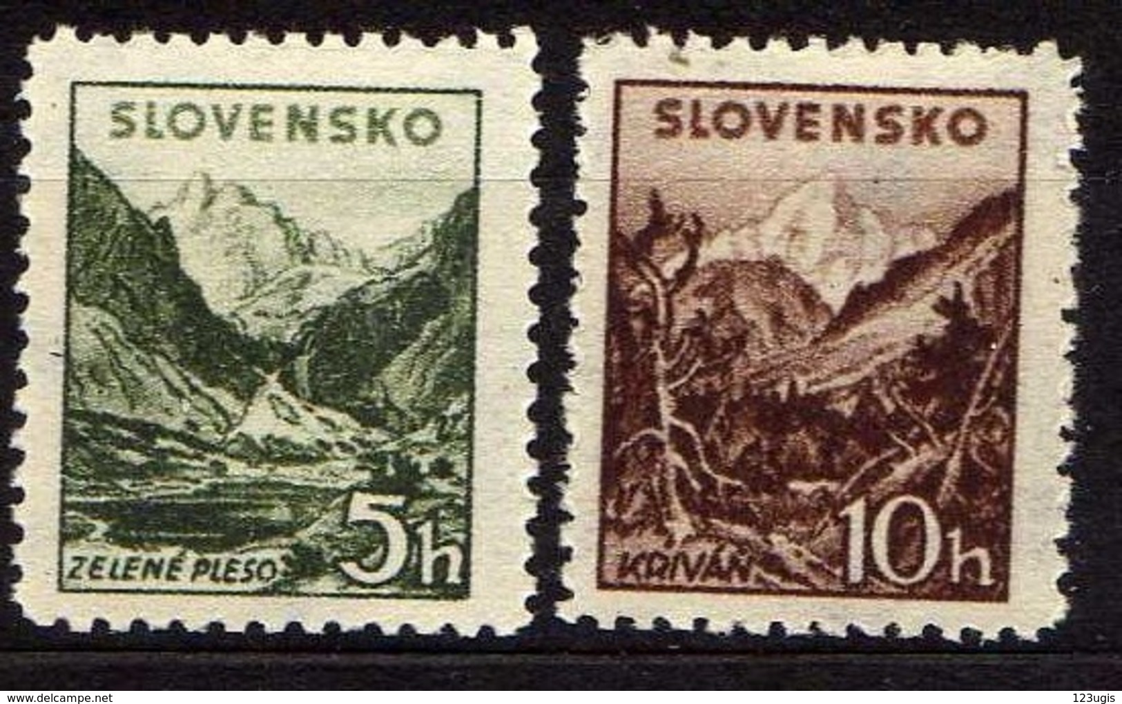 Slowakei / Slovakia, 1940/1943, Mi 71-72 Y **   [240319XXIV] - Neufs
