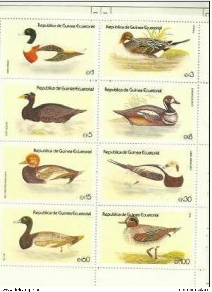 Equatorial Gunea - 1978 Water Birds Sheetlet MNH ** - Equatorial Guinea