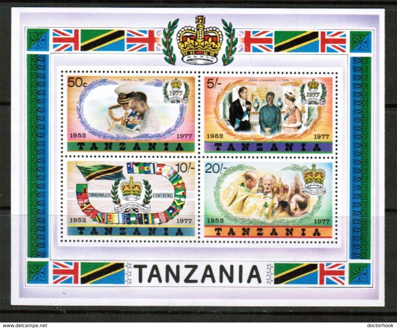 TANZANIA   Scott # 90a** VF MINT NH Souvenir Sheet SS-366 - Tanzania (1964-...)