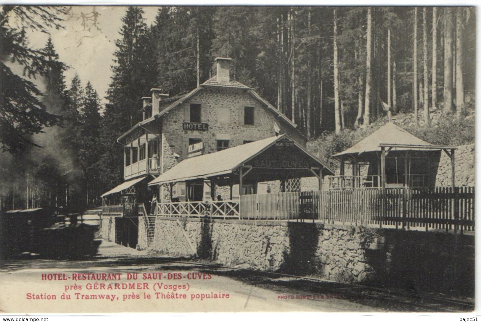 Gérardmer - Hôtel Restaurant Du Saut Des Cuves - Station Du Tramway "train" - Gerardmer