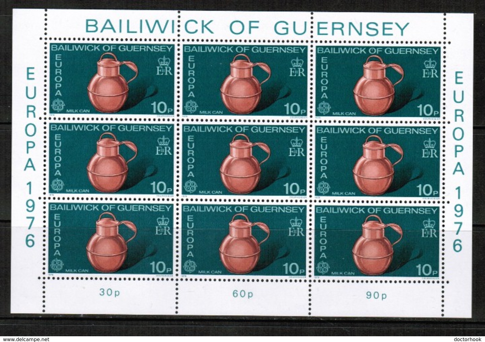GUERNSEY  Scott # 135-6** VF MINT NH Miniature Sheets SS-369 - Guernsey