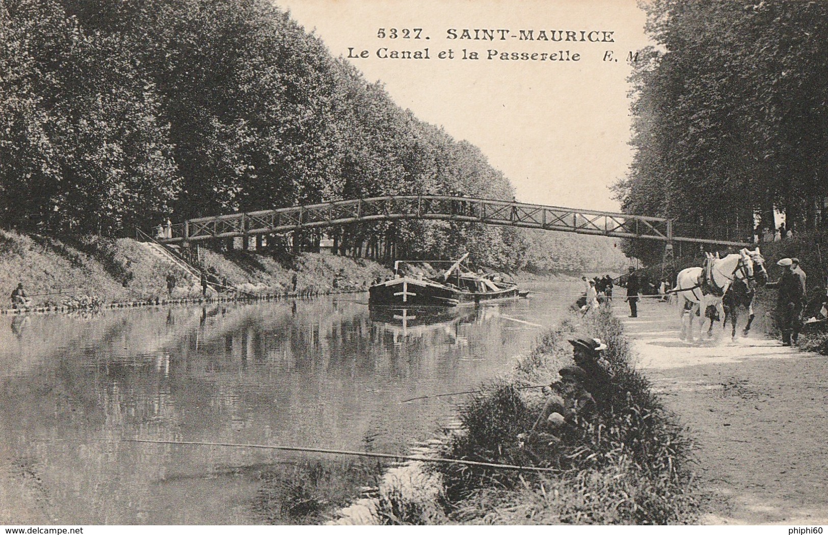 SAINT-MAURICE  -  94  -  Le Canal Et La Passerelle - Saint Maurice