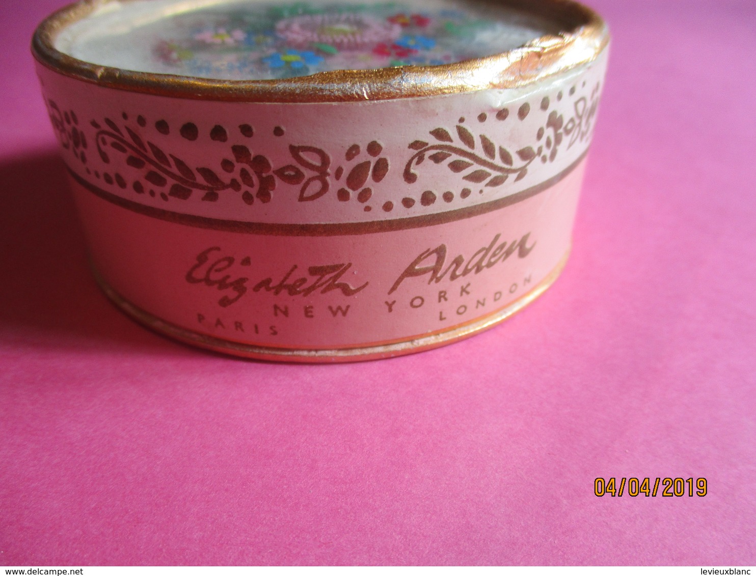 Maquillage/Boite De Poudre De Riz/ Elisabeth ARDEN,Paris-New York-London/Ardena Invisible Veil/Pink/Vers 1930-50 PARF189 - Prodotti Di Bellezza