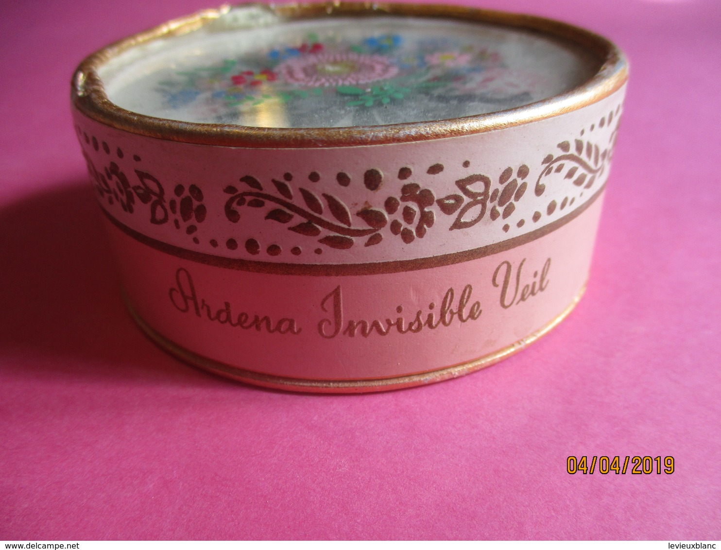 Maquillage/Boite De Poudre De Riz/ Elisabeth ARDEN,Paris-New York-London/Ardena Invisible Veil/Pink/Vers 1930-50 PARF189 - Productos De Belleza