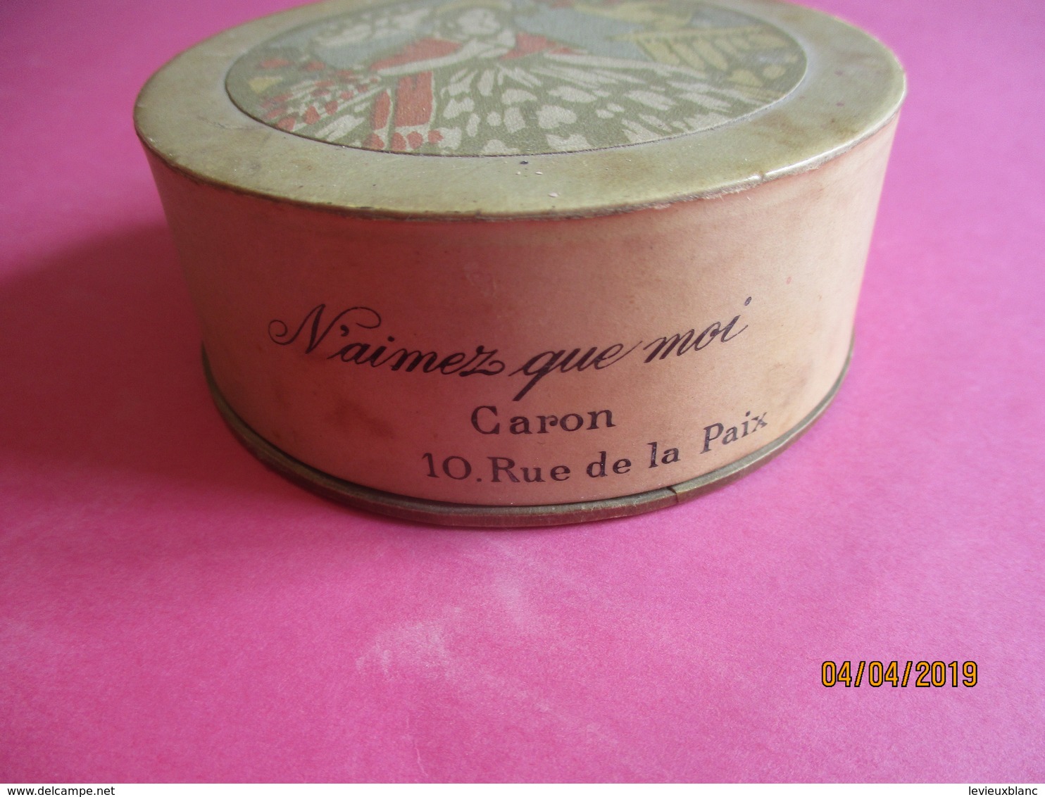 Maquillage/Boite De Poudre De Riz/ CARON/ N'Aimez Que Moi/ 10 Rue De La Paix /Vers 1930-50 PARF190 - Beauty Products