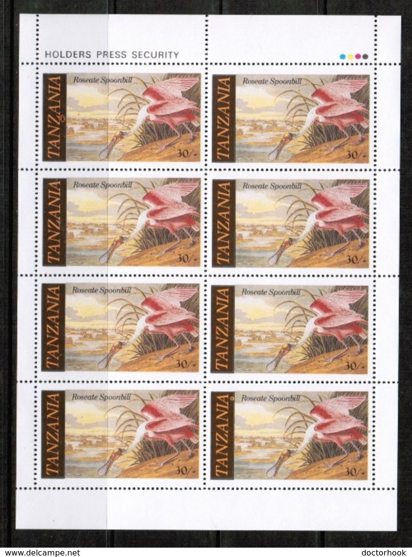 TANZANIA  Scott # 306-9** VF MINT NH Miniature Sheets Of 8 SS-373 - Tanzania (1964-...)