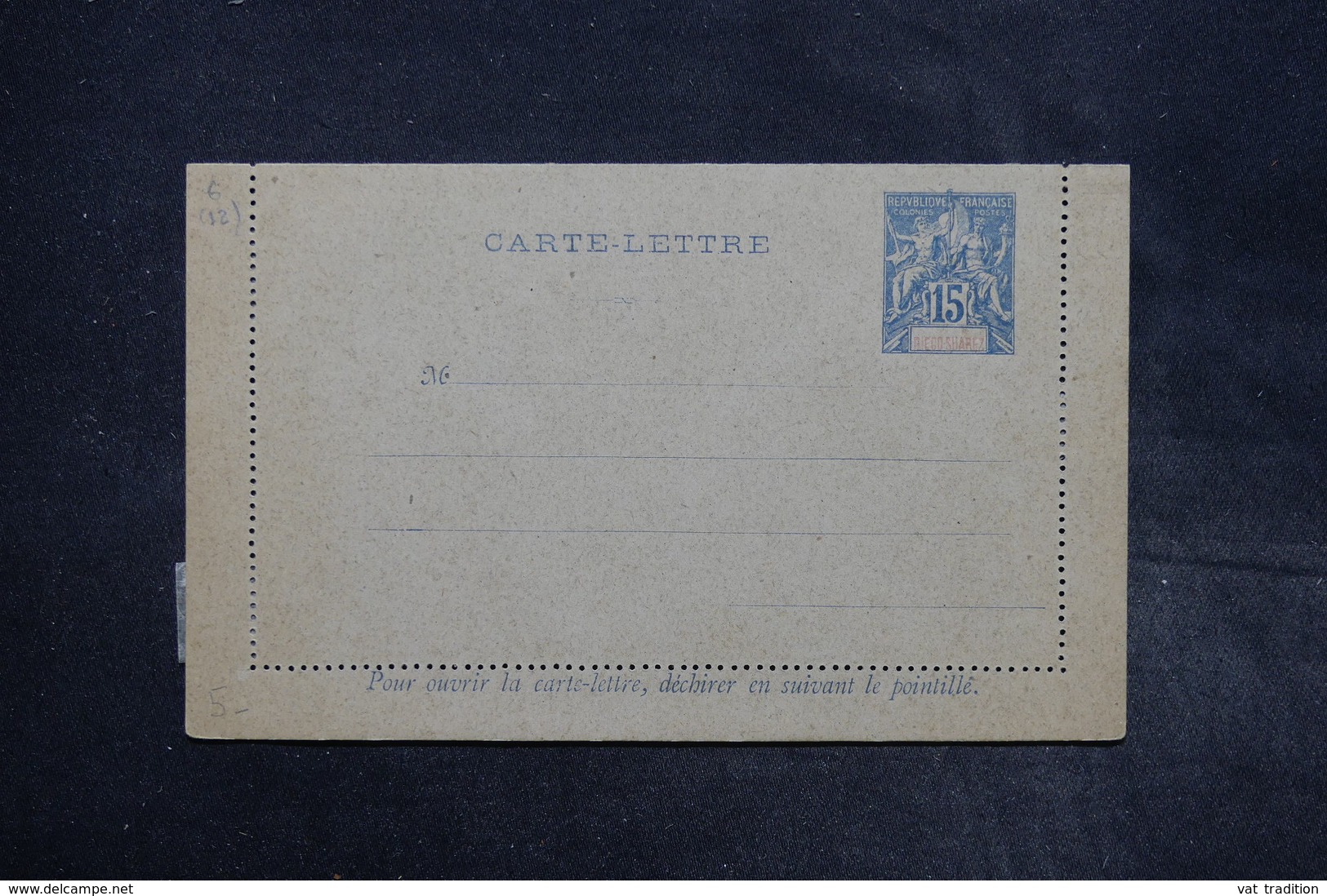 DIEGO SUAREZ - Entier Postal Type Groupe Non Circulé - L 27303 - Lettres & Documents