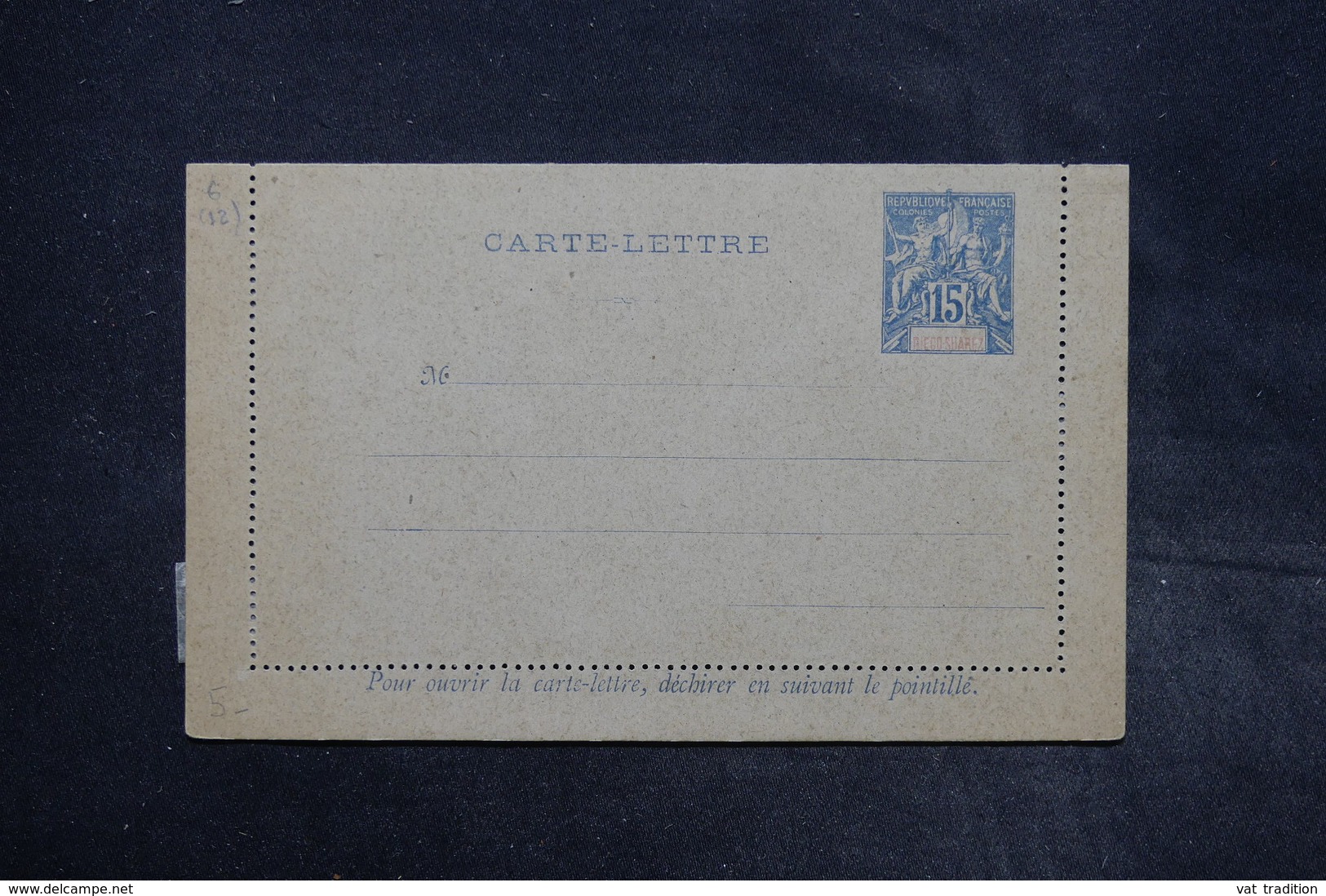 DIEGO SUAREZ - Entier Postal Type Groupe Non Circulé - L 27303 - Storia Postale