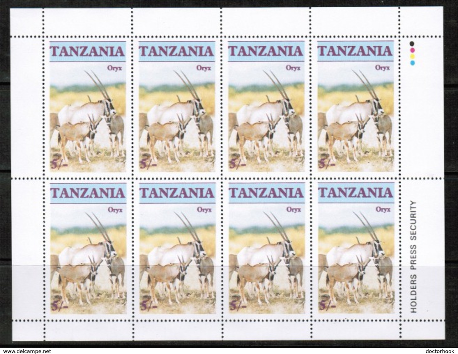 TANZANIA  Scott # 319-22** VF MINT NH Miniature Sheets Of 8 SS-375 - Tanzania (1964-...)