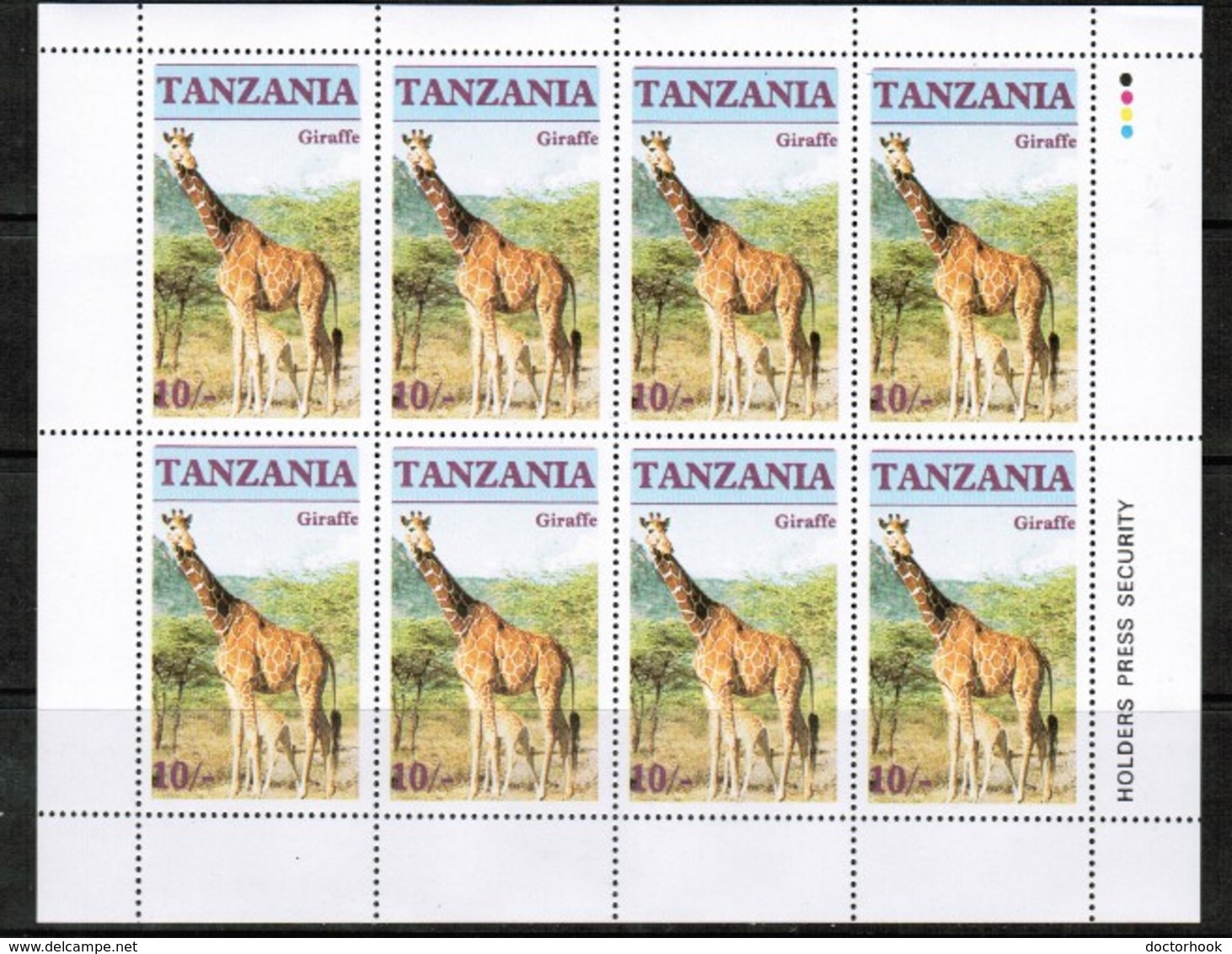 TANZANIA  Scott # 319-22** VF MINT NH Miniature Sheets Of 8 SS-375 - Tanzania (1964-...)