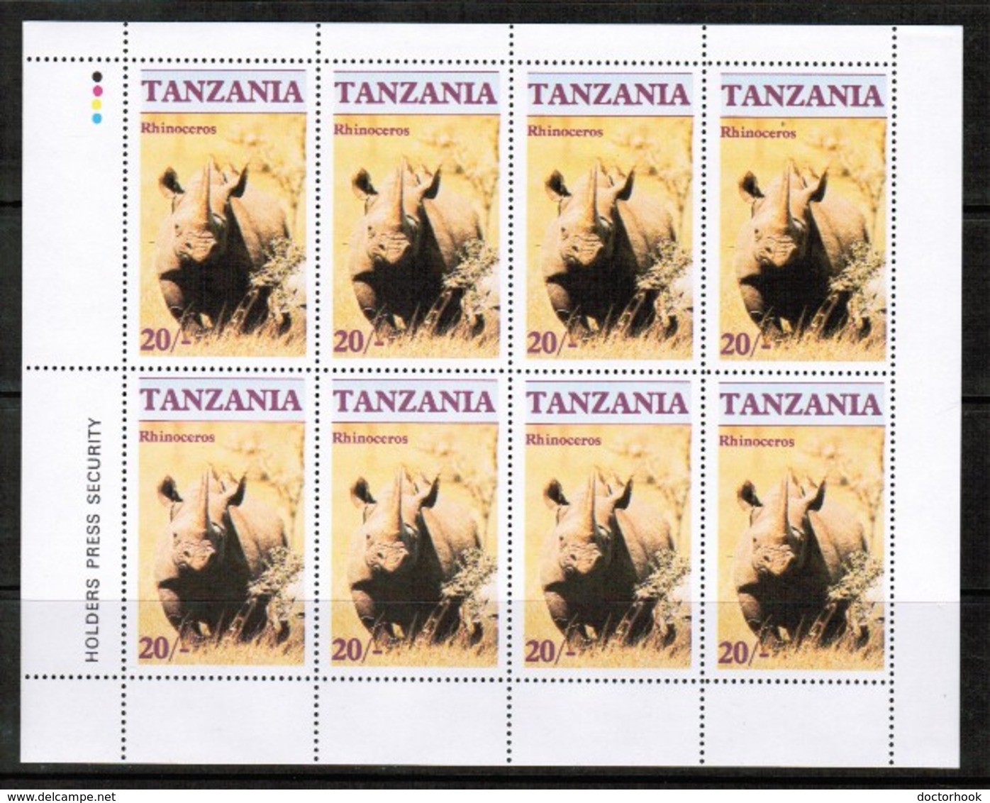 TANZANIA  Scott # 319-22** VF MINT NH Miniature Sheets Of 8 SS-375 - Tanzania (1964-...)