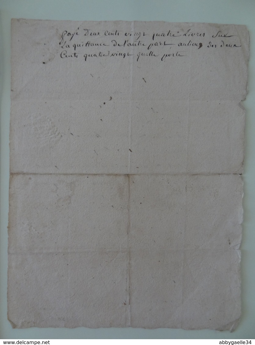 25 Juin 1792 (Allier) Papiers Timbrés De 2S 6D + 2x 1S 2D - Gebührenstempel, Impoststempel