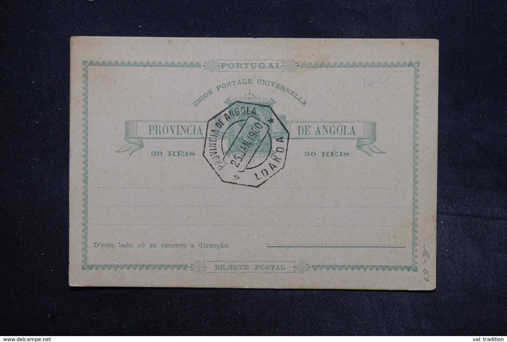 ANGOLA - Entier Postal Avec Oblitération De Loanda En 1900 - L 27308 - Angola