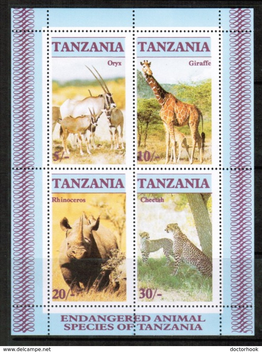 TANZANIA  Scott # 322a** VF MINT NH Souvenir Sheet SS-380 - Tanzania (1964-...)