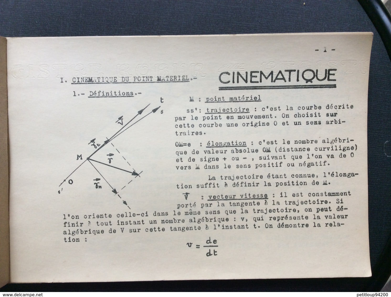 AIR FRANCE ABRÈGE DE MÉCANIQUE  Centre De Perfectionnement Du Personnel Navigant - Manuels