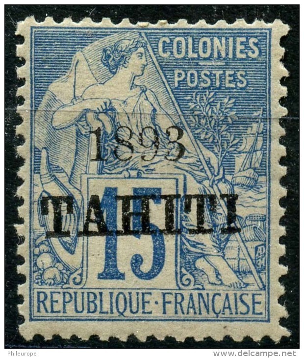 Tahiti (1893) N 24 * (charniere) - Unused Stamps