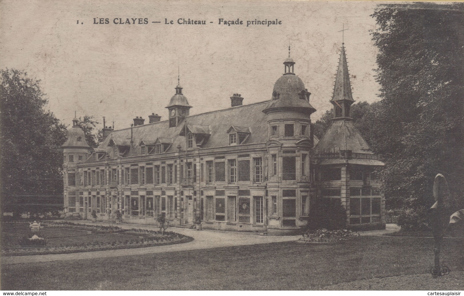 Les Clayes-sous-Bois : Le Château - Façade Principale - Les Clayes Sous Bois