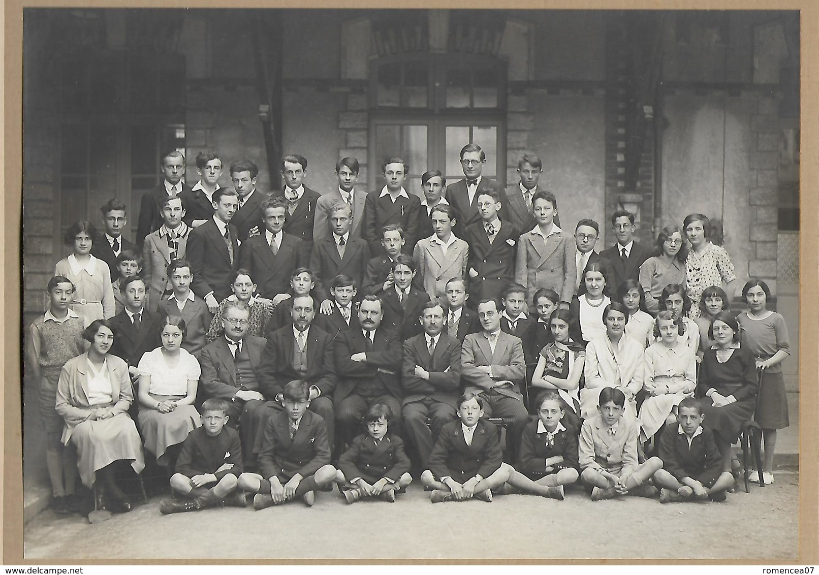 JOIGNY (Yonne) - COLLEGE Et ECOLE PRIMAIRE De GARCONS - PHOTO De CLASSE - Année Scolaire 1931-1932 - Photo - A Voir ! - Lieux