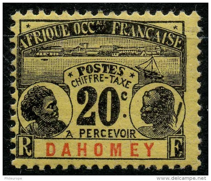 Dahomey (1906) Taxe N 4 * (charniere) - Other & Unclassified