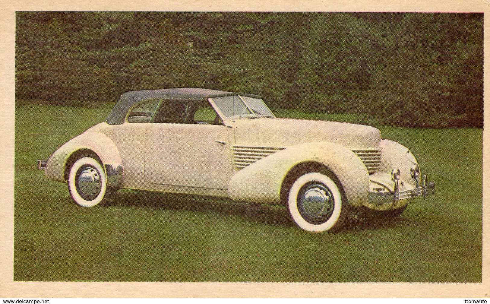 Cord Convertible Coupe Model 810  -  1936  -  CPA - Voitures De Tourisme