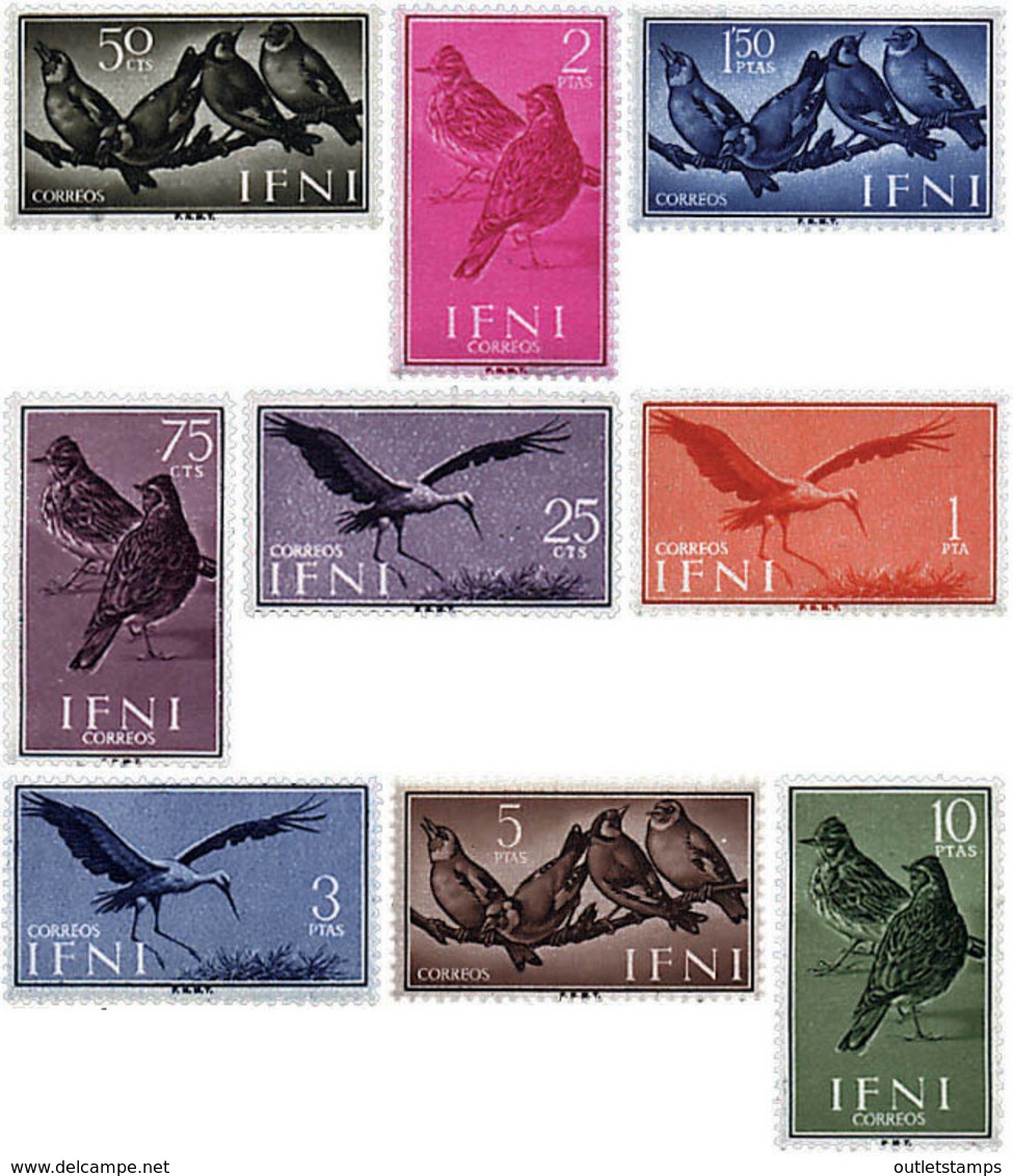 Ref. 285115 * HINGED *  - IFNI . 1960. BIRDS. AVES - Ifni