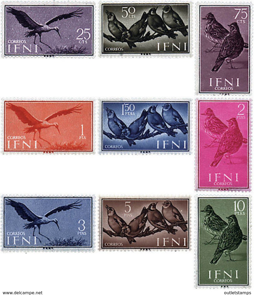 Ref. 31795 * NEW *  - IFNI . 1960. BIRDS. AVES - Ifni