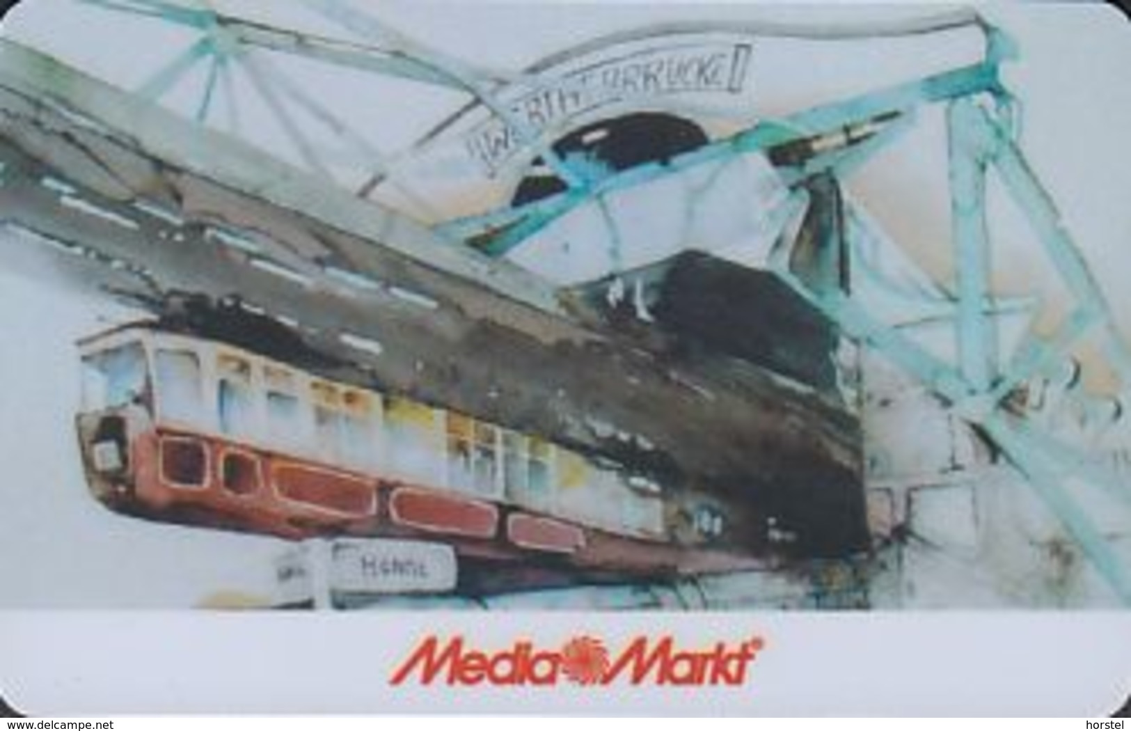 GERMANY Gift-card  Media Markt - Wuppertal - Train - Schwebebahn - Gift Cards