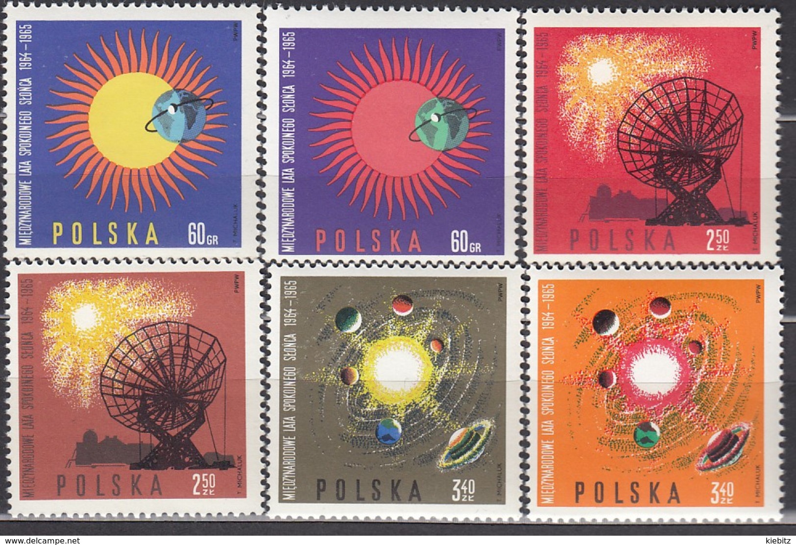 POLEN 1965 - MiNr: 1606-1611  Komplett  ** / MNH - Europa