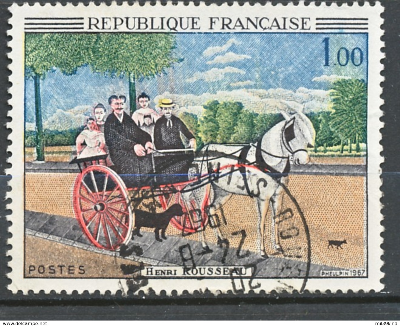 TIMBRE - FRANCE - 1967 - Nr 1517 - Oblitere - Oblitérés