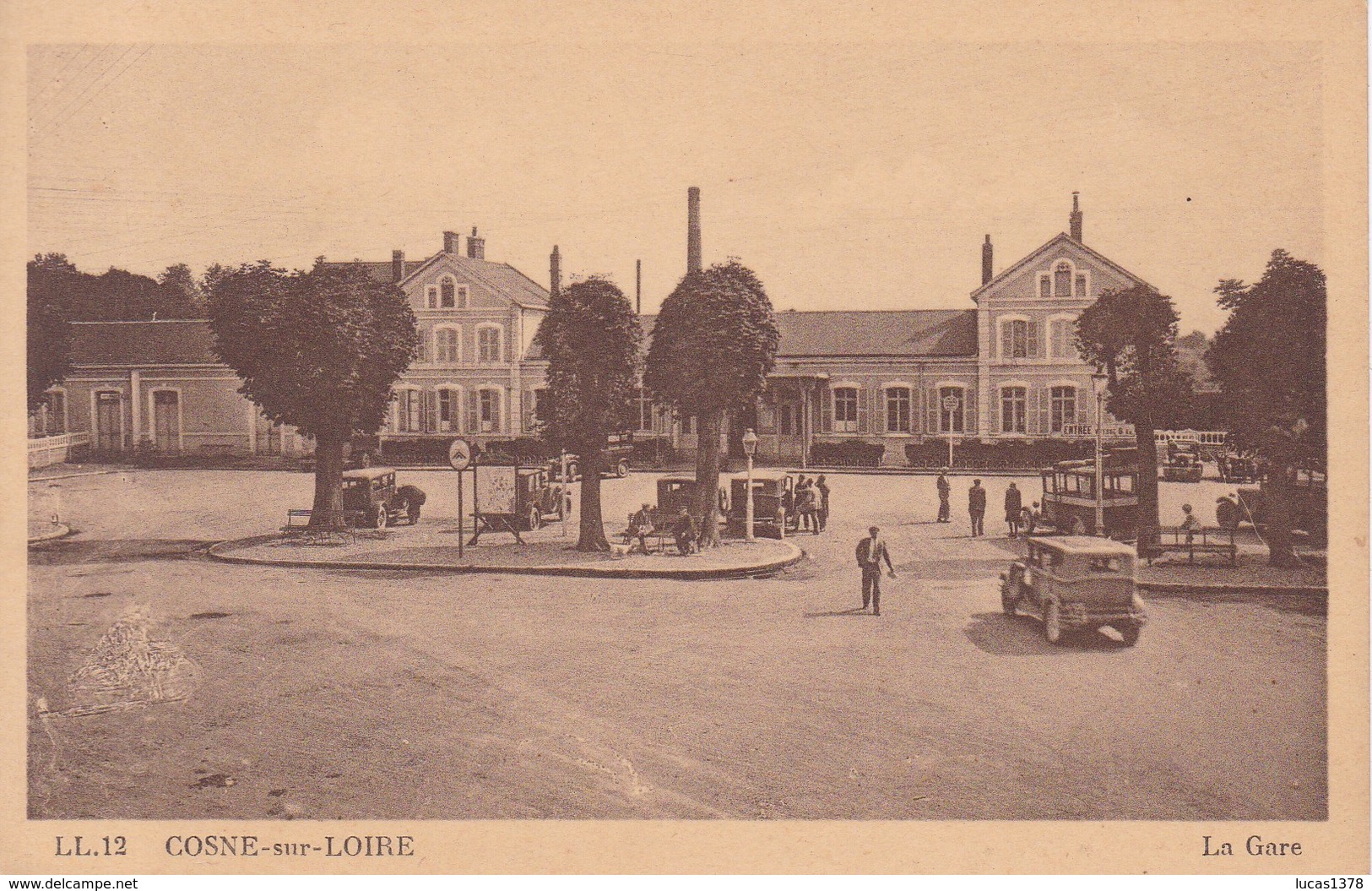 58 / COSNE SUR LOIRE / LA GARE / AUTOS - Cosne Cours Sur Loire