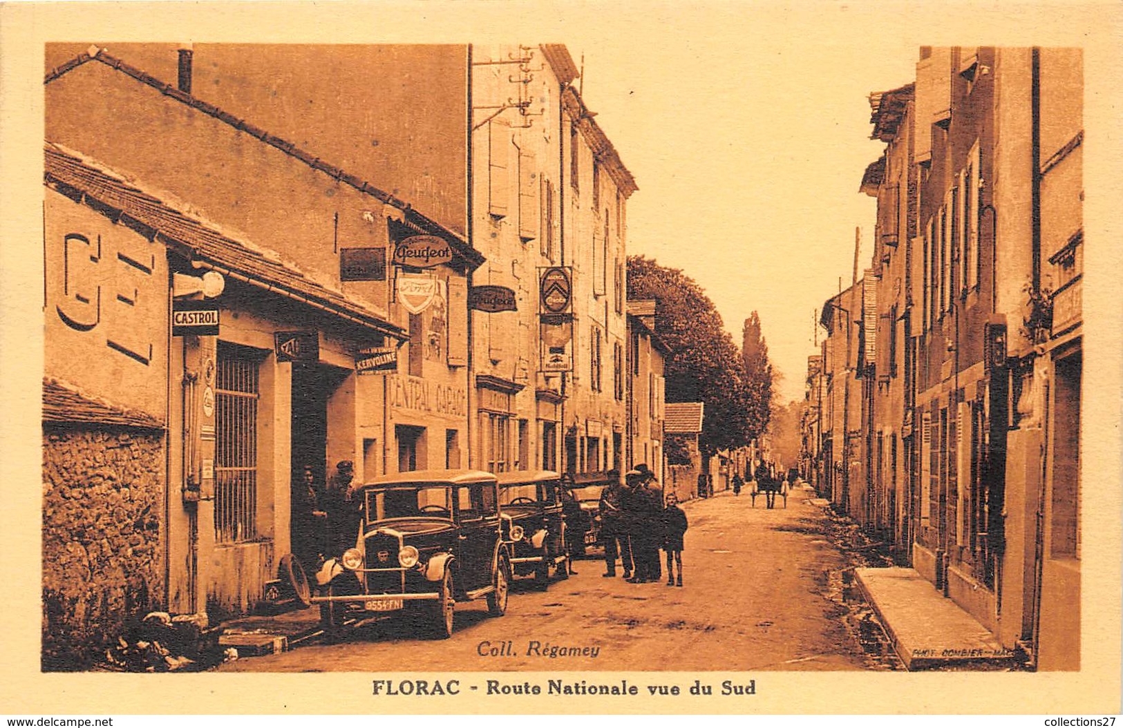 48-FLORAC- ROUTE NATIONALE VUE DU SUD - Florac