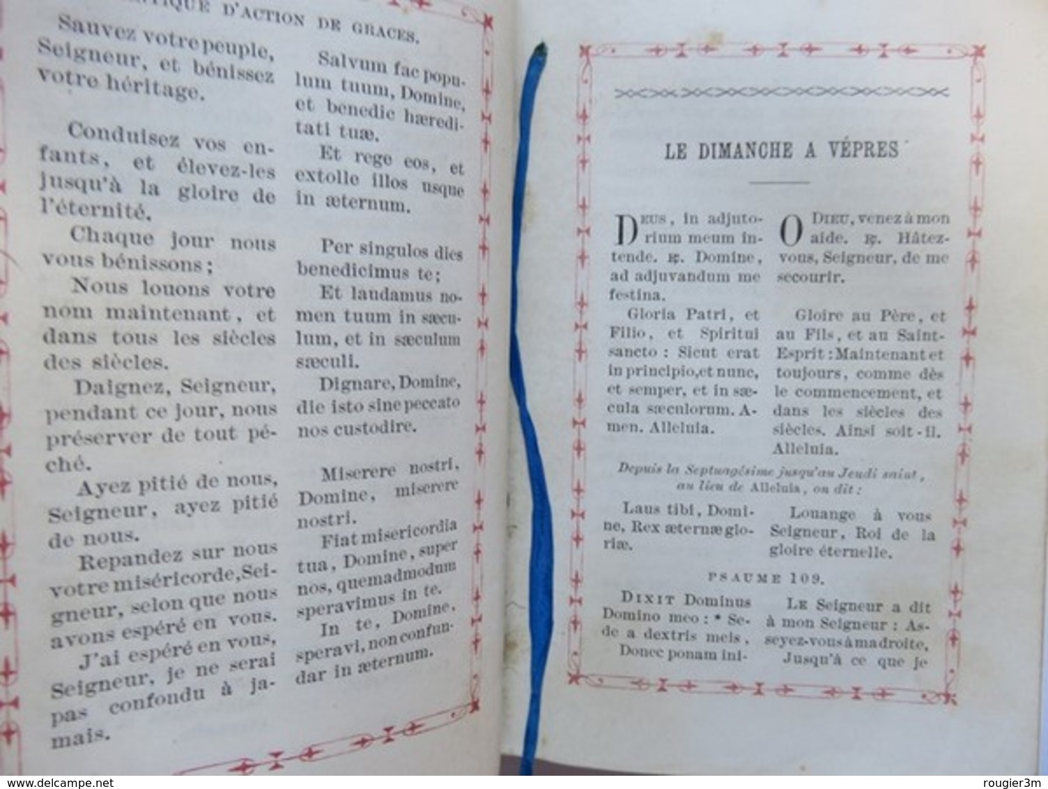 223 - Paroissien Romain in-18  - 1870 - Alfred Mame et fils - Tours - Latin Français