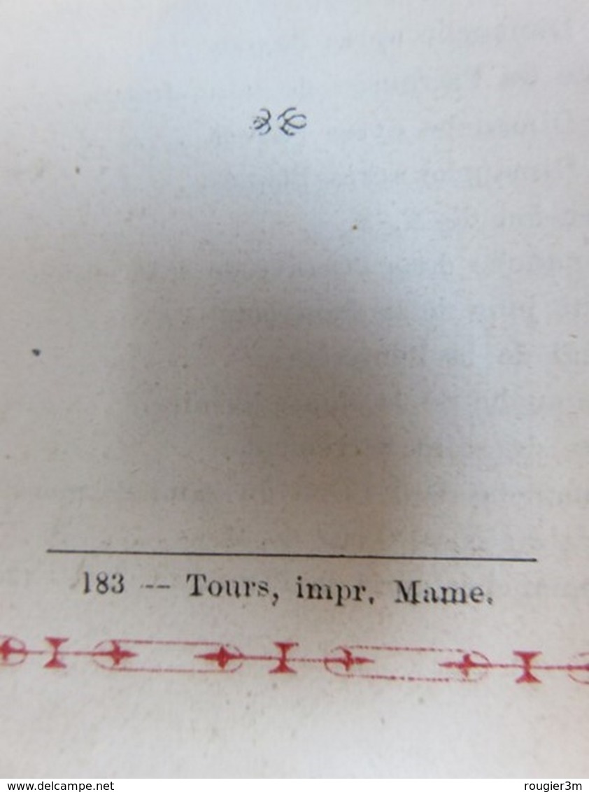 223 - Paroissien Romain in-18  - 1870 - Alfred Mame et fils - Tours - Latin Français