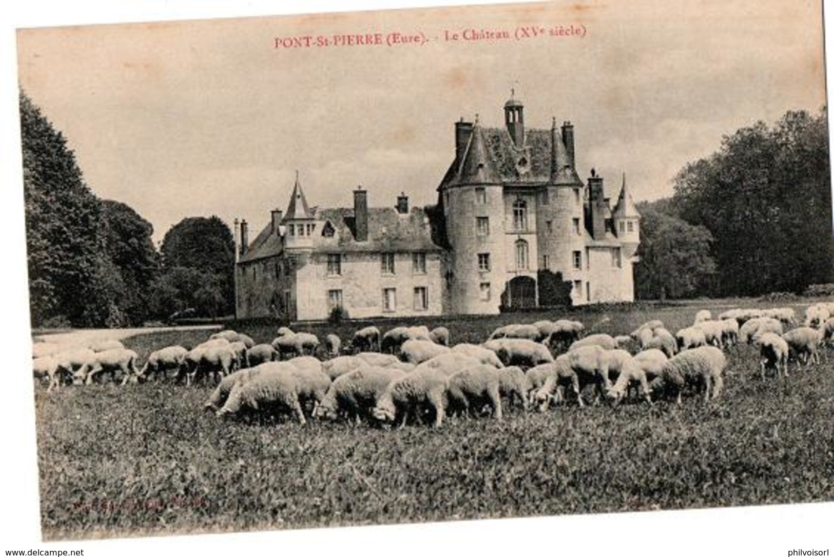 PONT ST PIERRE LE CHATEAU TROUPEAU DE MOUTONS - Autres & Non Classés