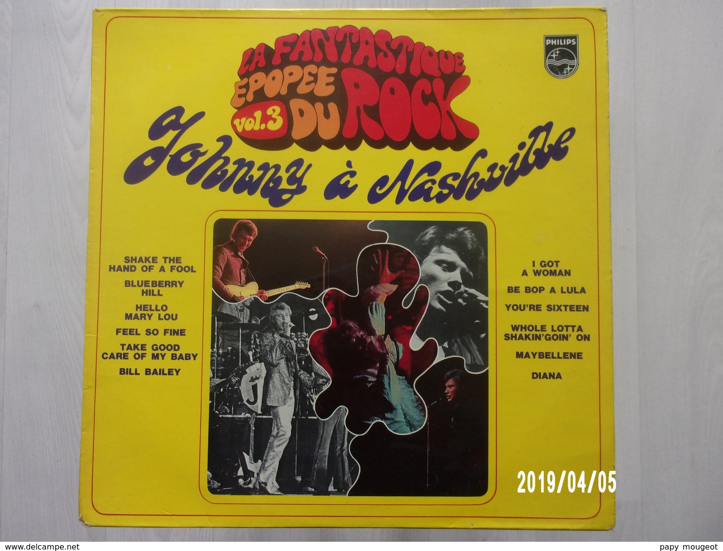 Johnny Hallyday - La Fantastique épopée Du Rock Volume 3 - 12 Titres - Rock