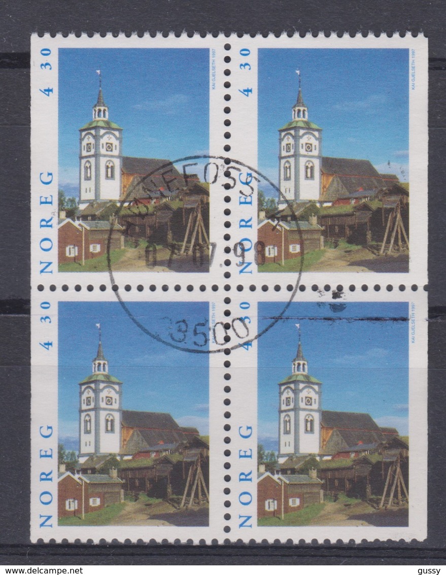 NORVEGE 1998:  Bloc De 4 Oblitéré - Used Stamps