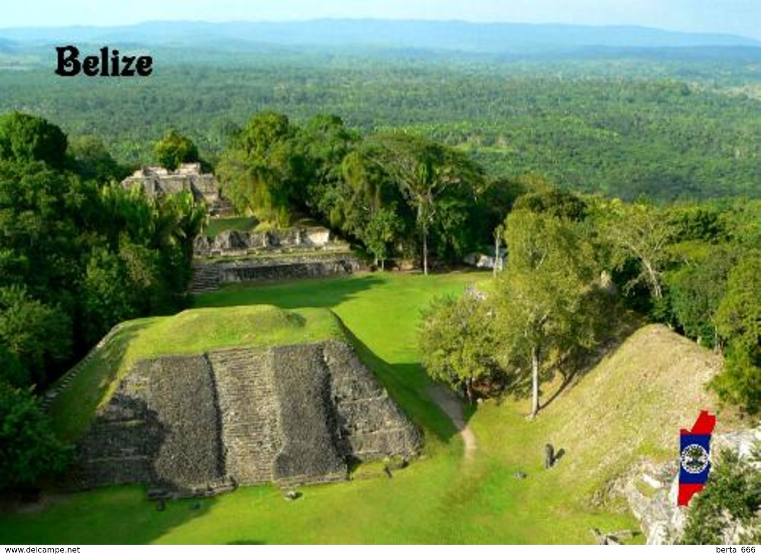 Belize Mayan Ruins New Postcard - Belize