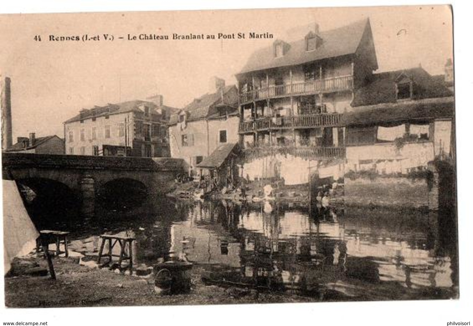 RENNES LE CHATEAU BRANLANT AU ¨PONT ST MARTIN - Rennes