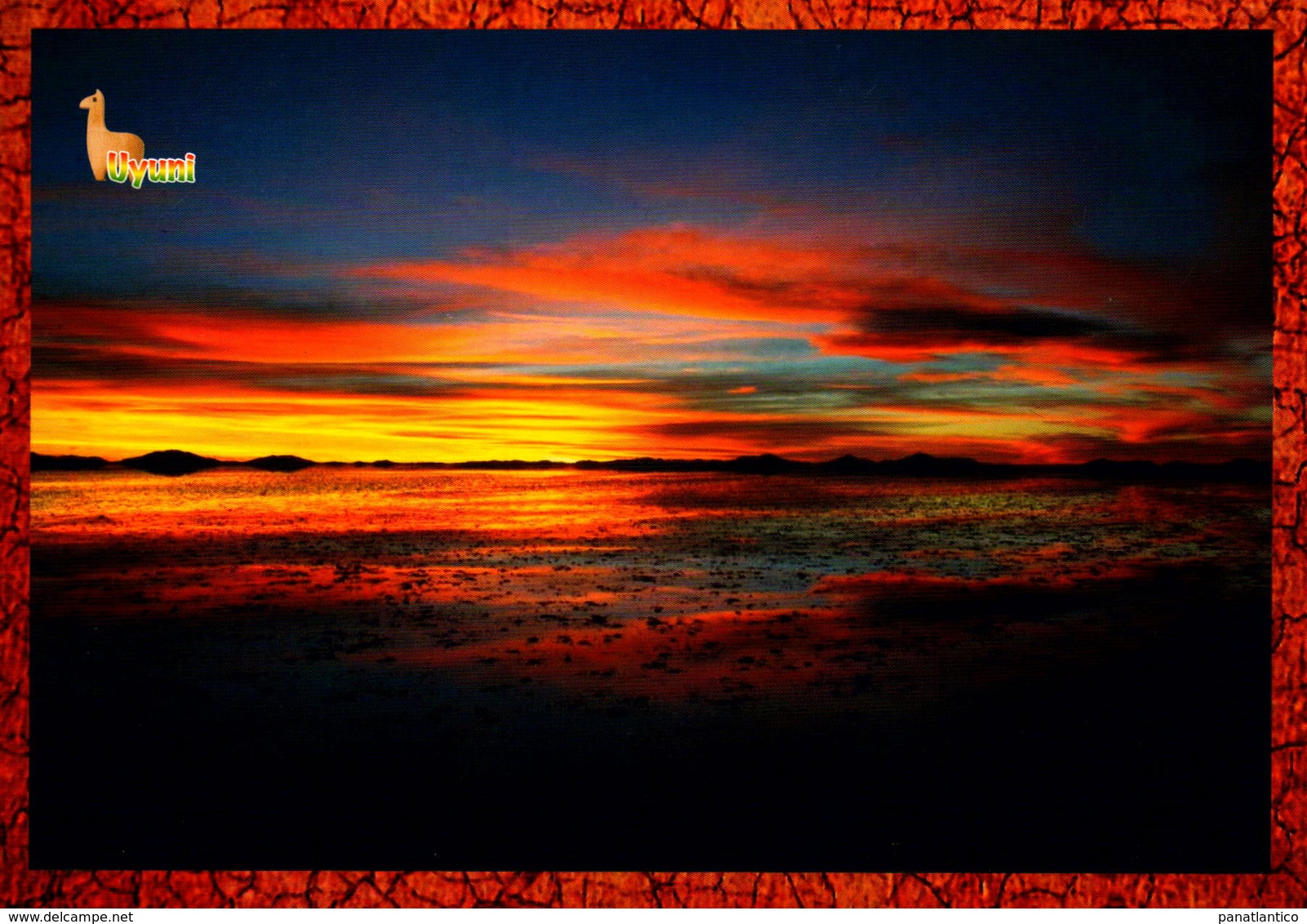 BOLIVIA, SALAR DE UYUNI, LA ENTRADA DEL SOLLEN EL SALAR MAS GRANDE DEL MUNDO  [57174] - Bolivia