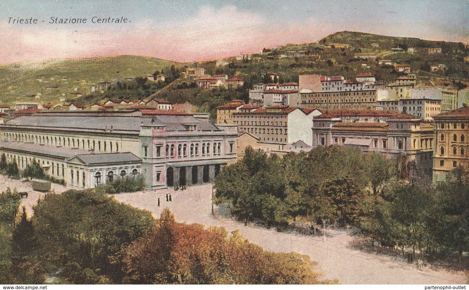 Cartolina   - Postcard /  Viaggiata -  Sent / Trieste, Stazione Centrale. - Trieste