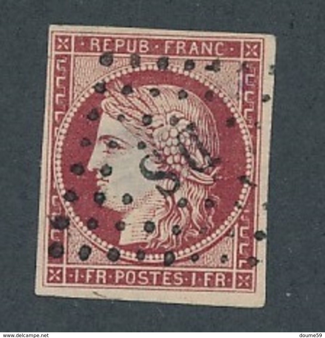 N-405: FRANCE: Lot  "CERES" Avec N°6 Obl DS Clair Important Mais TB D'aspect - 1849-1850 Cérès